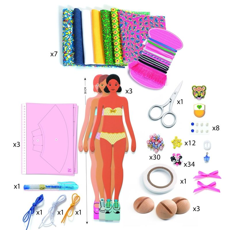 Jucarii, Copii si Bebe - Jucarii si jocuri - Jucarii & jocuri educative - Seturi de artizanat - Atelier de creatie Moda by Magali - Infinity.ro