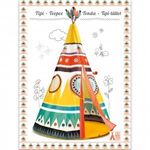 Jucarii, Copii si Bebe - Jucarii si jocuri - Jucarii de exterior - Casute si corturi copii - Cort Teepee, Djeco - Infinity.ro