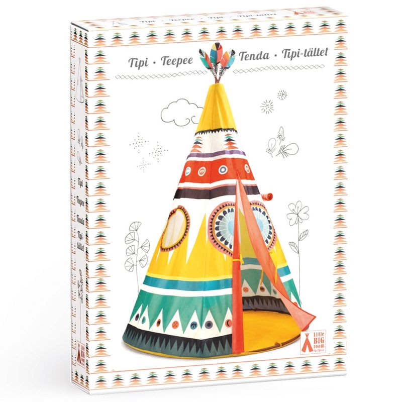 Jucarii, Copii si Bebe - Jucarii si jocuri - Jucarii de exterior - Casute si corturi copii - Cort Teepee, Djeco - Infinity.ro