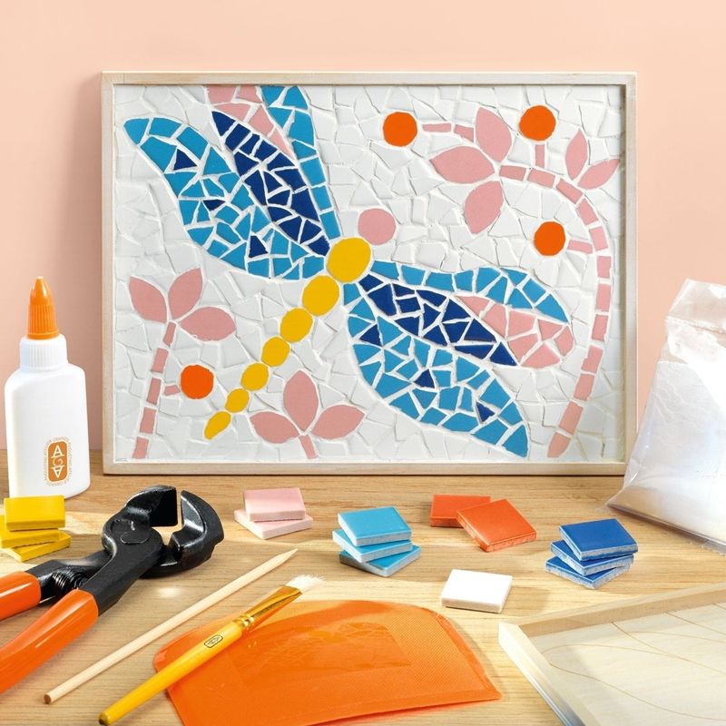 Jucarii, Copii si Bebe - Jucarii si jocuri - Jucarii & jocuri educative - Seturi de artizanat - Atelier creativ 72 pentru adulti Mozaic , Djeco - Infinity.ro