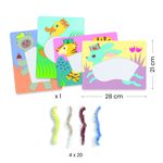 Jucarii, Copii si Bebe - Jucarii si jocuri - Jucarii & jocuri educative - Seturi de artizanat - Atelier creativ Animalute cu caciulite, Djeco - Infinity.ro