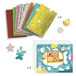 Jucarii, Copii si Bebe - Jucarii si jocuri - Jucarii & jocuri educative - Seturi de artizanat - Atelier creativ Colaj cu spuma autoadeziva, Djeco - Infinity.ro