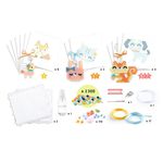 Jucarii, Copii si Bebe - Jucarii si jocuri - Jucarii & jocuri educative - Seturi de artizanat - Atelier creativ cu margele Animalute norocoase, Djeco - Infinity.ro