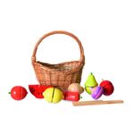 Jucarii, Copii si Bebe - Jucarii si jocuri - Jucarii de rol - Bucatarii copii - Cos cu fructe de feliat, Egmont Toys - Infinity.ro