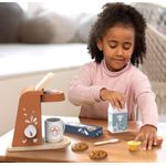 Jucarii, Copii si Bebe - Jucarii si jocuri - Jucarii de rol - Bucatarii copii - Aparat de cafea din lemn , Speedy Monkey - Infinity.ro