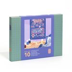 Jucarii, Copii si Bebe - Jucarii si jocuri - Jucarii & jocuri educative - Seturi de artizanat - Atelier creativ 10 pentru adulti Pictura pe matase, Djeco - Infinity.ro