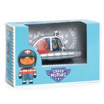 Jucarii, Copii si Bebe - Jucarii si jocuri - Vehicule si jucarii cu telecomanda - Masinute - Ambulanta spatiala, Colectia Crazy Motors, Djeco - Infinity.ro