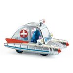 Jucarii, Copii si Bebe - Jucarii si jocuri - Vehicule si jucarii cu telecomanda - Masinute - Ambulanta spatiala, Colectia Crazy Motors, Djeco - Infinity.ro