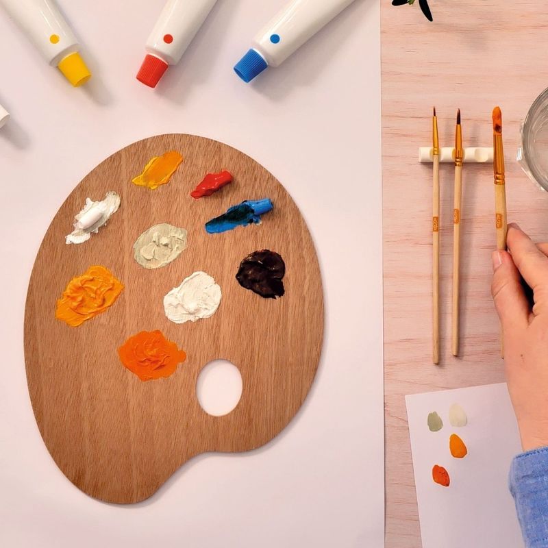 Jucarii, Copii si Bebe - Jucarii si jocuri - Jucarii & jocuri educative - Seturi de artizanat - Atelier creativ 23 pentru adulti Pictura Flori, Djeco - Infinity.ro