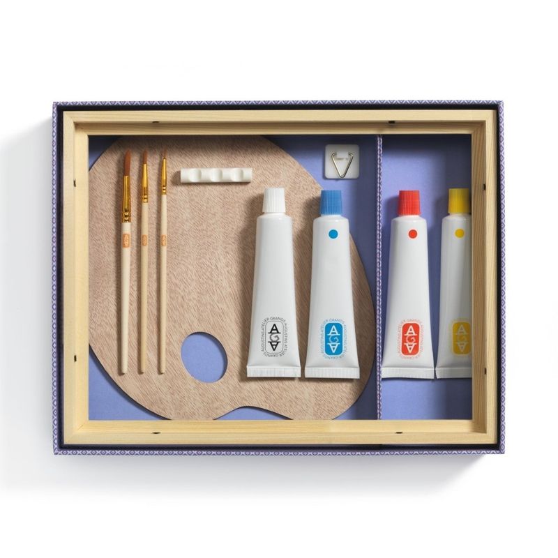 Jucarii, Copii si Bebe - Jucarii si jocuri - Jucarii & jocuri educative - Seturi de artizanat - Atelier creativ 23 pentru adulti Pictura Flori, Djeco - Infinity.ro