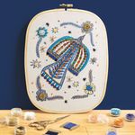 Jucarii, Copii si Bebe - Jucarii si jocuri - Jucarii & jocuri educative - Seturi de artizanat - Atelier creativ 59 pentru adulti Broderie cu margele, Djeco - Infinity.ro
