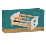 Jucarii, Copii si Bebe - Jucarii si jocuri - Papusi si accesorii - Casute de papusi si mobilier - Colectia Pomea, Patut balansoar pentru papusi, Djeco - Infinity.ro