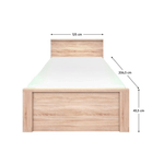 Casa si Gradina - Mobilier - Mobilier copii - Patuturi copii - Pat 120, stejar Sonoma, TOPTY TIP 43 - Infinity.ro