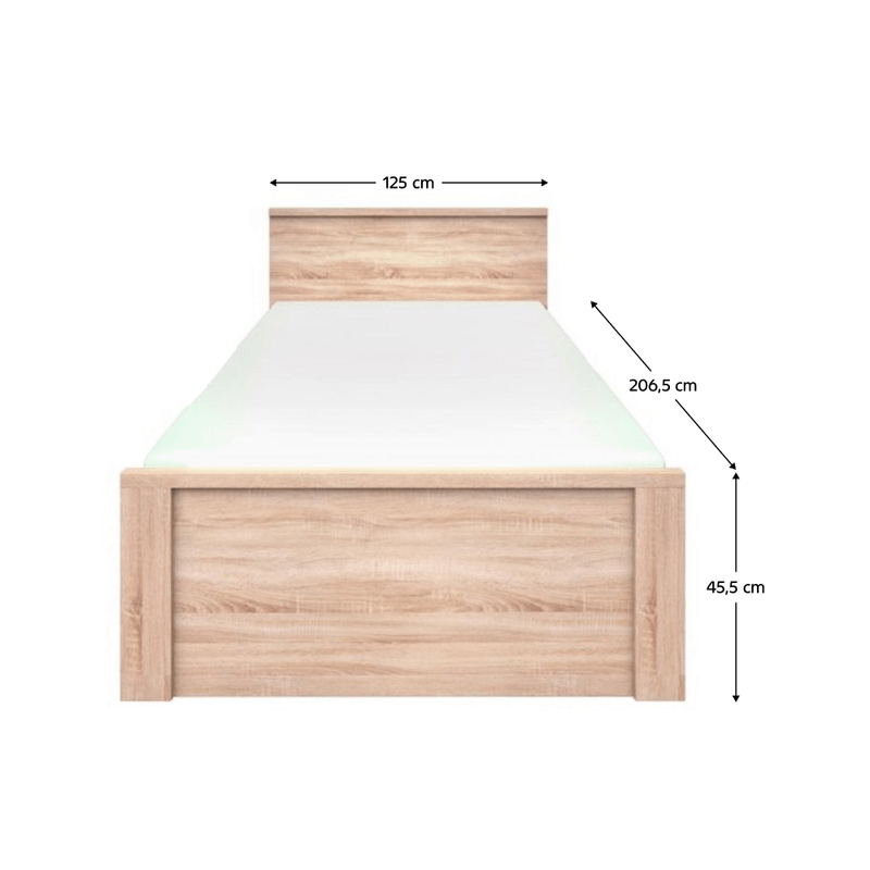 Casa si Gradina - Mobilier - Mobilier copii - Patuturi copii - Pat 120, stejar Sonoma, TOPTY TIP 43 - Infinity.ro