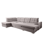 Casa si Gradina - Mobilier - Canapele si coltare - Canapele - Canapea extensibila, gri-bej Taupe, stanga, OREO U - Infinity.ro