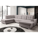 Casa si Gradina - Mobilier - Canapele si coltare - Canapele - Canapea extensibila, gri-bej Taupe, stanga, OREO U - Infinity.ro