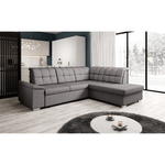 Casa si Gradina - Mobilier - Canapele si coltare - Canapele - Canapea extensibila, gri-maroniu, dreapta, OREO ROH - Infinity.ro