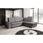 Casa si Gradina - Mobilier - Canapele si coltare - Canapele - Canapea extensibila, gri-maroniu, dreapta, OREO ROH - Infinity.ro