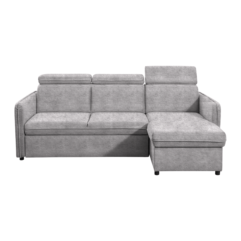 Casa si Gradina - Mobilier - Canapele si coltare - Canapele - Canapea extensibila, gri deschis, ALECHANDRO B ROH - Infinity.ro