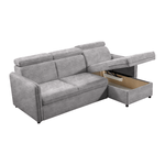 Casa si Gradina - Mobilier - Canapele si coltare - Canapele - Canapea extensibila, gri deschis, ALECHANDRO B ROH - Infinity.ro