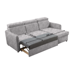 Casa si Gradina - Mobilier - Canapele si coltare - Canapele - Canapea extensibila, gri deschis, ALECHANDRO B ROH - Infinity.ro