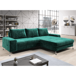 Casa si Gradina - Mobilier - Canapele si coltare - Canapele - Canapea extensibila VASAT ROH, dreapta, culoare smarald - Infinity.ro