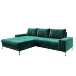Casa si Gradina - Mobilier - Canapele si coltare - Canapele - Canapea extensibila, stanga, culoare smarald, VASAT ROH - Infinity.ro