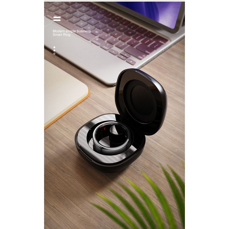 Laptop, Telefoane si Tablete - Wearables si gadgeturi - Gadgeturi - Accesorii SMART - Inel Inteligent Smart Ring GBV LOGIC R08 , Monitorizare Somn, Ritm Cardiac, SpO2, Fitness Tracker,Autonomie 5 Zile - Infinity.ro