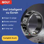 Laptop, Telefoane si Tablete - Wearables si gadgeturi - Gadgeturi - Accesorii SMART - Inel Inteligent Smart Ring GBV LOGIC R08 , Monitorizare Somn, Ritm Cardiac, SpO2, Fitness Tracker,Autonomie 5 Zile - Infinity.ro