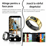Laptop, Telefoane si Tablete - Wearables si gadgeturi - Gadgeturi - Accesorii SMART - Inel Inteligent Smart Ring GBV LOGIC R08 , Monitorizare Somn, Ritm Cardiac, SpO2, Fitness Tracker,Autonomie 5 Zile - Infinity.ro