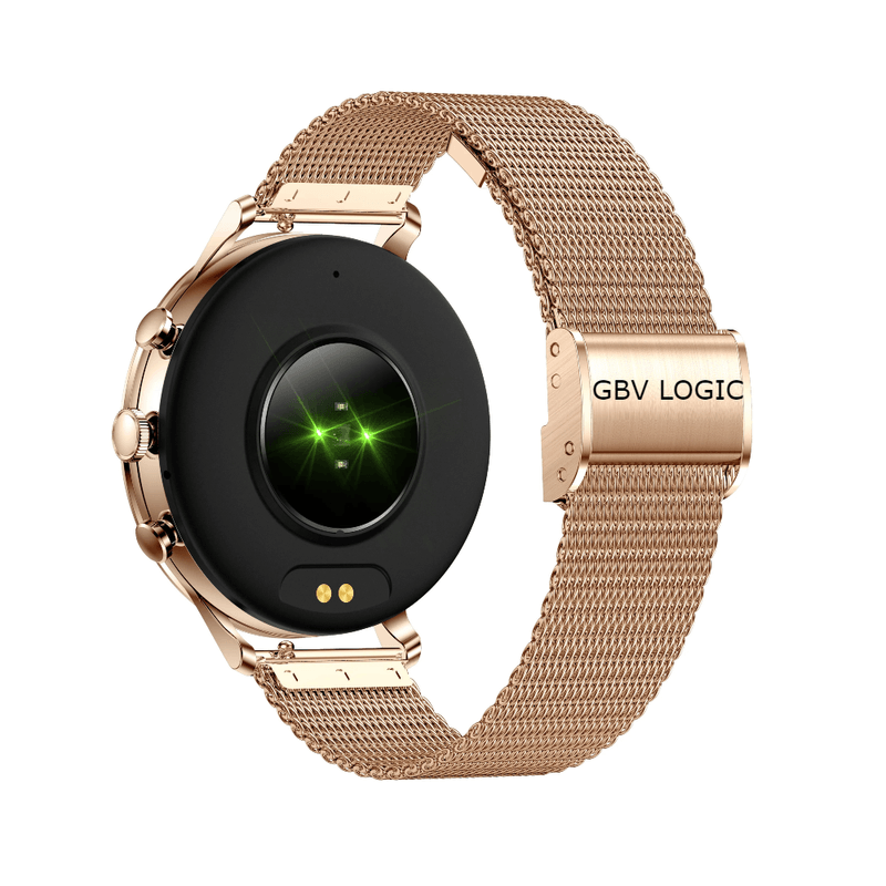 Laptop, Telefoane si Tablete - Wearables si gadgeturi - Wearables - Smartwatch-uri - Smartwatch Dama GBV LOGIC SW20 , Apel Bluetooth, Monitorizare Somn, Ritm Cardiac, Oxigen Sange, Notificari - Infinity.ro