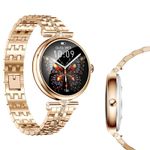 Laptop, Telefoane si Tablete - Wearables si gadgeturi - Wearables - Smartwatch-uri - Smartwatch Dama GBV Logic AK73, AMOLED 1.28 Inch, Apel Bluetooth, Monitorizare Puls, Oxigen Sange, Somn, 2 Curele - Infinity.ro