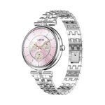 Laptop, Telefoane si Tablete - Wearables si gadgeturi - Wearables - Smartwatch-uri - Smartwatch Dama GBV Logic AK73, AMOLED 1.28 Inch, Apel Bluetooth, Monitorizare Puls, Oxigen Sange, Somn, 2 Curele - Infinity.ro