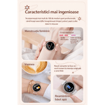 Laptop, Telefoane si Tablete - Wearables si gadgeturi - Wearables - Smartwatch-uri - Smartwatch Dama GBV Logic AK73, AMOLED 1.28 Inch, Apel Bluetooth, Monitorizare Puls, Oxigen Sange, Somn, 2 Curele - Infinity.ro