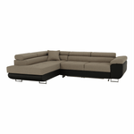 Casa si Gradina - Mobilier - Canapele si coltare - Coltare - Coltar, maro/bej, model stanga, AMARETO NEW - Infinity.ro