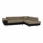 Casa si Gradina - Mobilier - Canapele si coltare - Coltare - Coltar, maro/bej, model dreapta, AMARETO NEW - Infinity.ro
