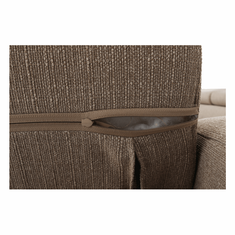 Casa si Gradina - Mobilier - Canapele si coltare - Coltare - Coltar, maro/bej, model dreapta, AMARETO NEW - Infinity.ro