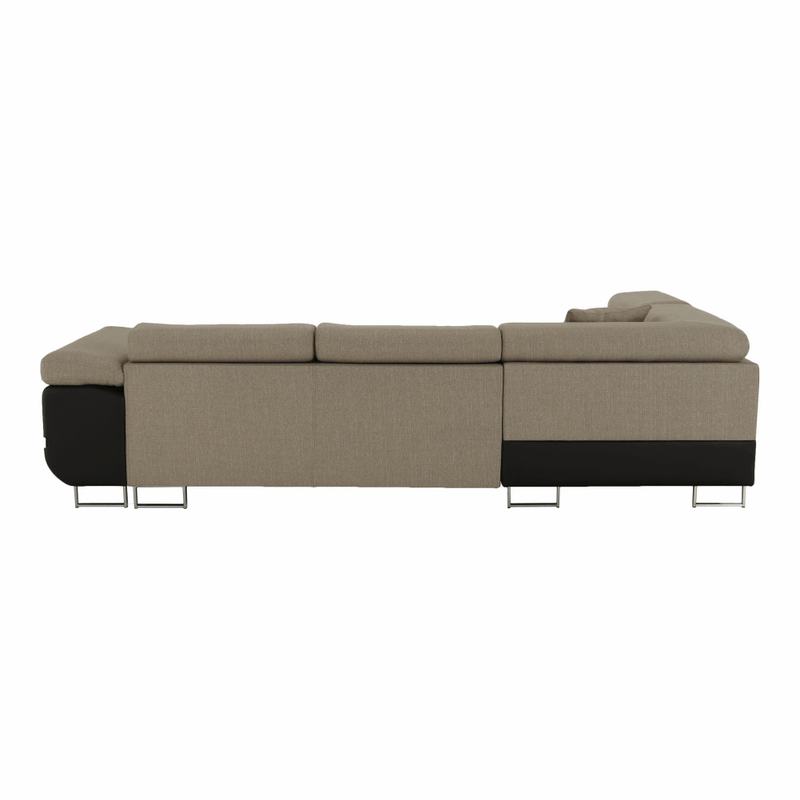 Casa si Gradina - Mobilier - Canapele si coltare - Coltare - Coltar, maro/bej, model stanga, AMARETO NEW - Infinity.ro