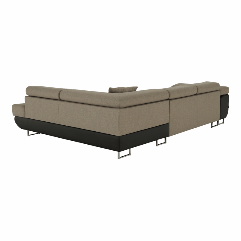Casa si Gradina - Mobilier - Canapele si coltare - Coltare - Coltar, maro/bej, model dreapta, AMARETO NEW - Infinity.ro