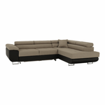 Casa si Gradina - Mobilier - Canapele si coltare - Coltare - Coltar, maro/bej, model dreapta, AMARETO NEW - Infinity.ro