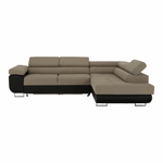 Casa si Gradina - Mobilier - Canapele si coltare - Coltare - Coltar, maro/bej, model dreapta, AMARETO NEW - Infinity.ro