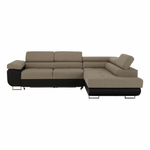 Casa si Gradina - Mobilier - Canapele si coltare - Coltare - Coltar, maro/bej, model dreapta, AMARETO NEW - Infinity.ro