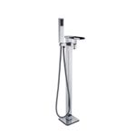 Casa si Gradina - Sanitare - Lavoar baie si accesorii - Baterii sanitare - Baterie cada Free standing, Blackswan, Tip Cascada M30, model crom lucios, dimensiune 98 cm - Infinity.ro