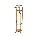 Casa si Gradina - Sanitare - Lavoar baie si accesorii - Baterii sanitare - Baterie cada Free standing, Blackswan, Tip M40.1 ceramica, model bronz antichizat, dimensiune 100 cm - Infinity.ro