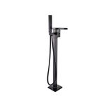 Casa si Gradina - Sanitare - Lavoar baie si accesorii - Baterii sanitare - Baterie cada Free standing, Blackswan, Tip Cascada M35, model negru antichizat, dimensiune 98 cm - Infinity.ro
