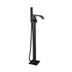 Casa si Gradina - Sanitare - Lavoar baie si accesorii - Baterii sanitare - Baterie cada Free standing, Blackswan, Tip M17, model negru antichizat, dimensiune 100 cm - Infinity.ro
