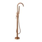 Casa si Gradina - Sanitare - Lavoar baie si accesorii - Baterii sanitare - Baterie cada Free standing, Blackswan, Tip M51.2, model rose gold, dimensiune 118 cm - Infinity.ro