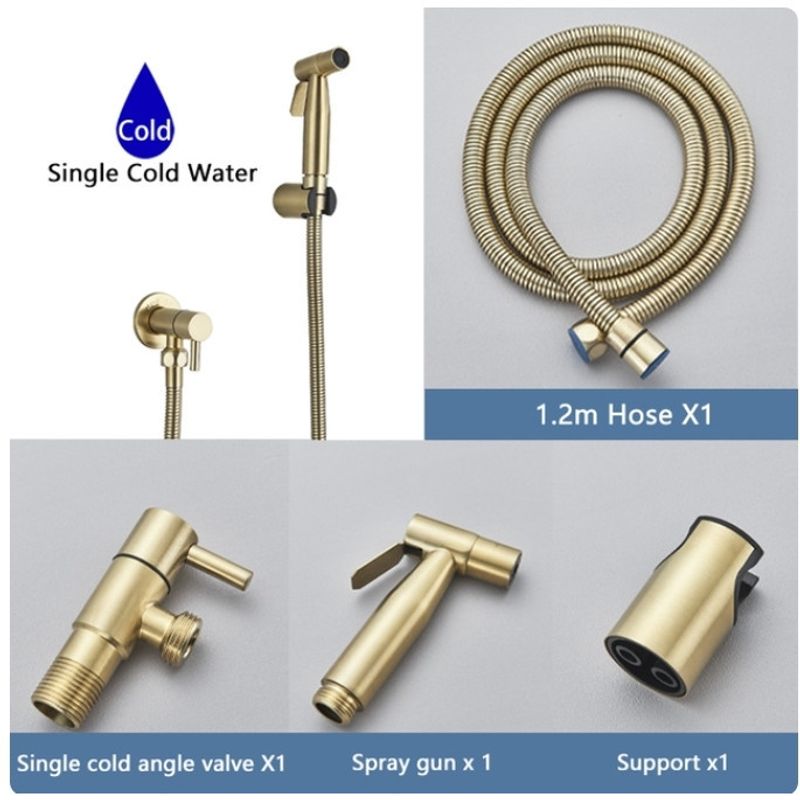 Casa si Gradina - Sanitare - Lavoar baie si accesorii - Baterii sanitare - Baterie bideu, Blackswan, Tip M12, model auriu mat, pentru apa rece, dimensiune 12 cm - Infinity.ro