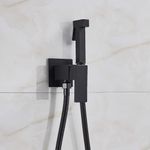 Casa si Gradina - Sanitare - Lavoar baie si accesorii - Baterii sanitare - Baterie bideu, Blackswan, Tip M1, model negru mat, dimensiune 13 cm - Infinity.ro