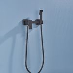 Casa si Gradina - Sanitare - Lavoar baie si accesorii - Baterii sanitare - Baterie bideu, Blackswan, Tip M8, model negru, dimensiune 21 cm - Infinity.ro